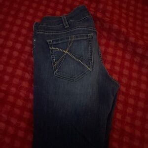 Arrow Dark Blue Straight Leg Jeans